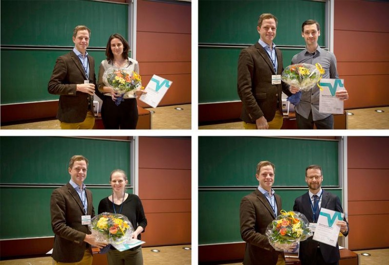 Prof. Christian Grefkes-Hermann überreicht die DGKN-Nachwuchsförderpreise...