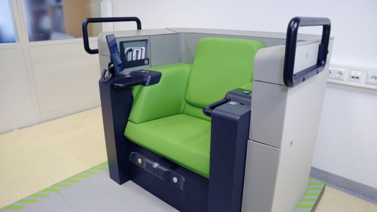 Das TEDIAS-System zur automatisierten Patientenaufnahme. Foto: UMM