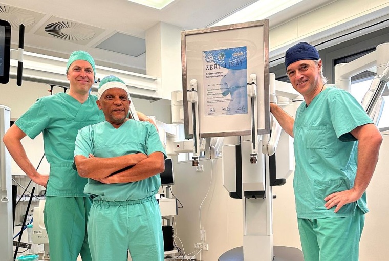 Das Referenzzentrum Hernienchirurgie am Marien Hospital Düsseldorf wurde...