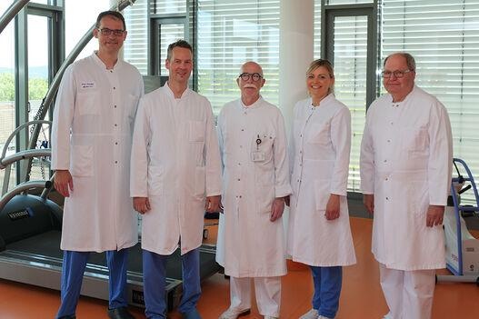 Anerkannte Sportkardiologie auf hohem Niveau: (V.l.) Prof. Dr. Volker Rudolph,...