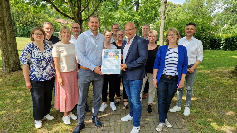 Mitglieder der AOK und des „Steuerkreis Gesundheit“ der Psychiatrischen...