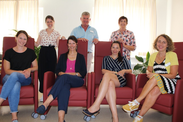 Ein Teil des multiprofessionellen Teams der Tagklinik am Bezirkskrankenhaus...