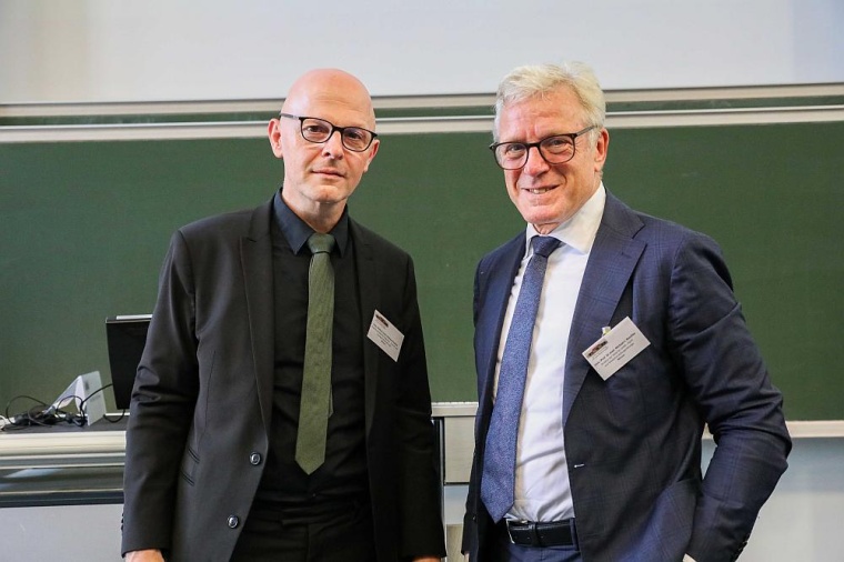 Feiern das Jubiläum 100 Jahre Lehrstuhl Chirurgie am UKM: (v.l.) Prof. Andreas...