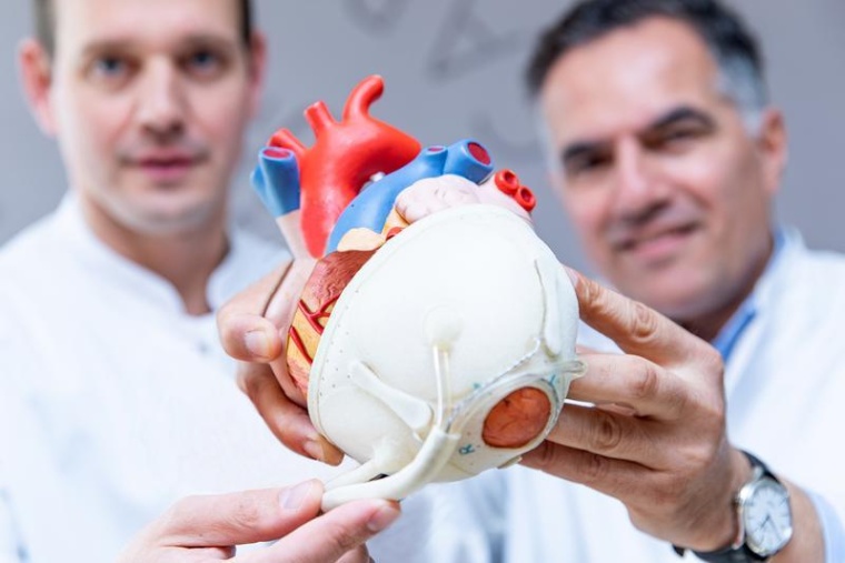 PD Dr. Bastian Schmack (links) und Professor Dr. Arjang Ruhparwar...