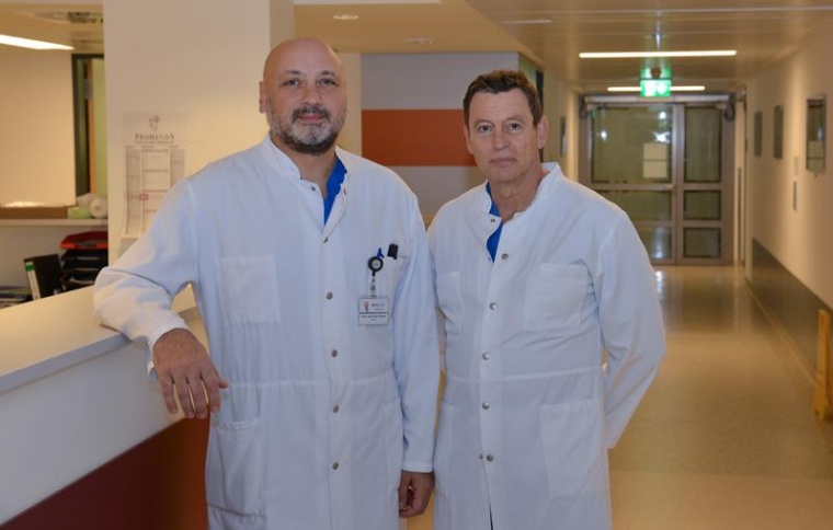 Priv.-Doz. Dr. Guram Imnadze (l.) und Dr. Thomas Eitz haben erstmals einen...