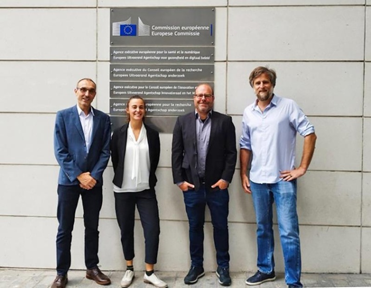 Erhalten einen ERC Synergy Grant (v.l.): Eric Vivier, Valeria Fumagalli, Georg...