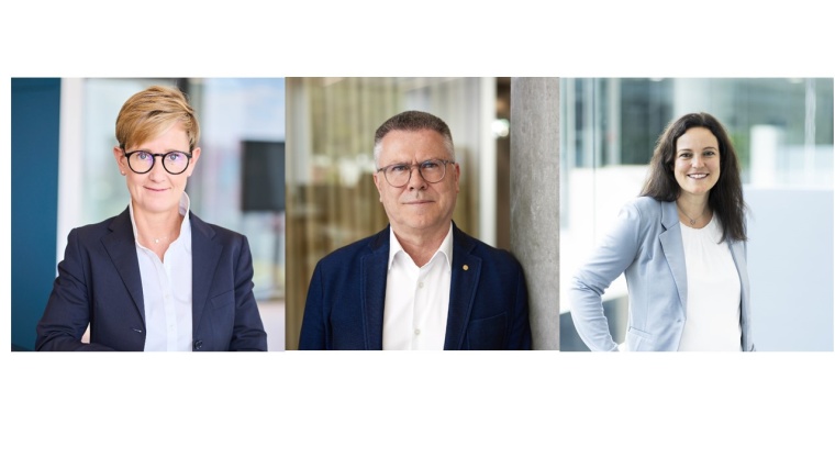 v.l.n.r: Dr. Claudia Fleischer, Geschäftsführerin Roche Diagnostics GmbH,...