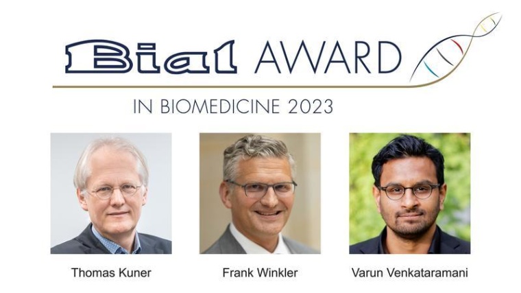 Die diesjährigen Preisträger des BIAL Award in Biomedicine. Foto: v.l.:...