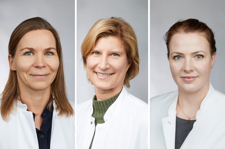 v.l.n.r. Dr. Kathi Schreiber, Priv.-Doz. Dr. Ellen Knierim, Dr. Nadja Apelt...