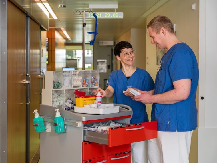 Daniela Richter leitet den Pflegepool am Universitätsklinikum Dresden....