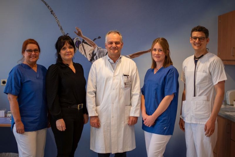 Das Studienteam MV-Fit (nicht vollständig): Heike Kynast (v.li....