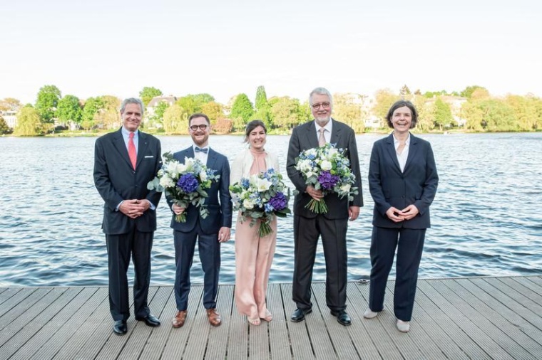 Preisverleihung der Jung-Stiftung 2024 mit Preisträger*innen und...