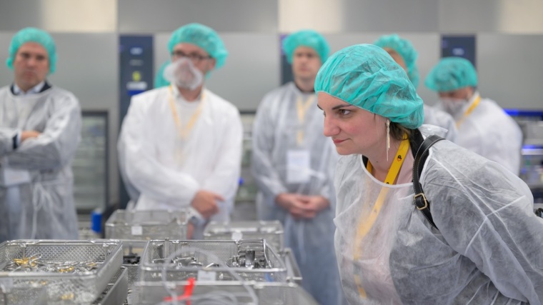 Besichtigung des Logistikzentrums Schlieren: Aufbereitungseinheit für...