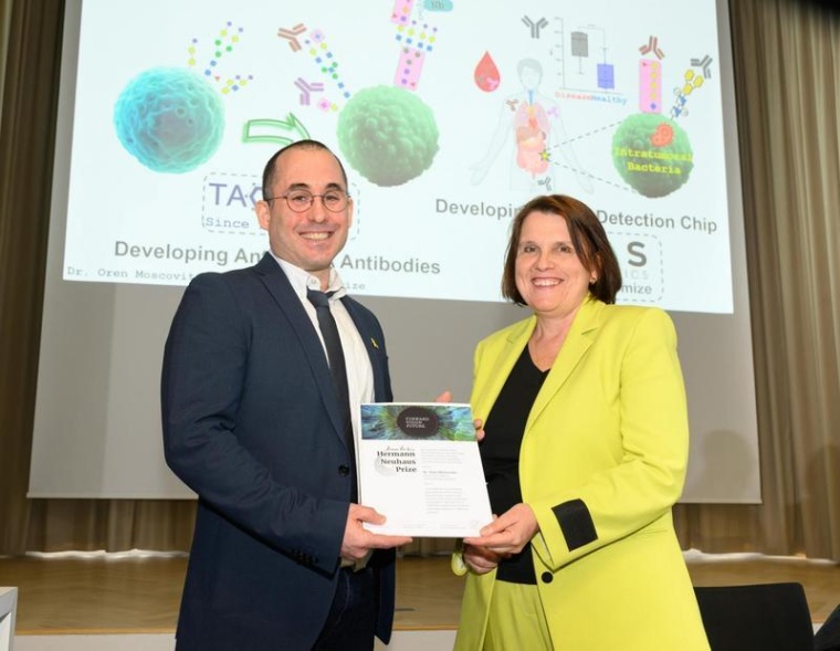 Oren Moscovitz erhält den Hermann-Neuhaus-Preis, Foto: David Ausserhofer /...