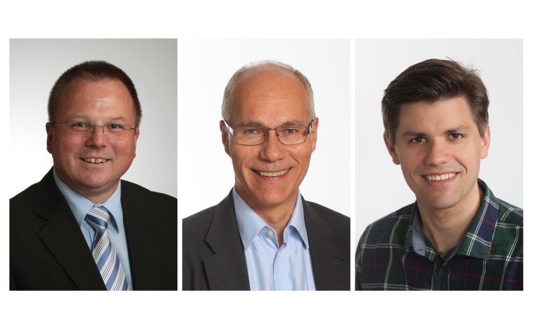 Links: Benno Lutz Mitte: Martin Forster Rechts: Gero Matheis Foto: Städtisches...