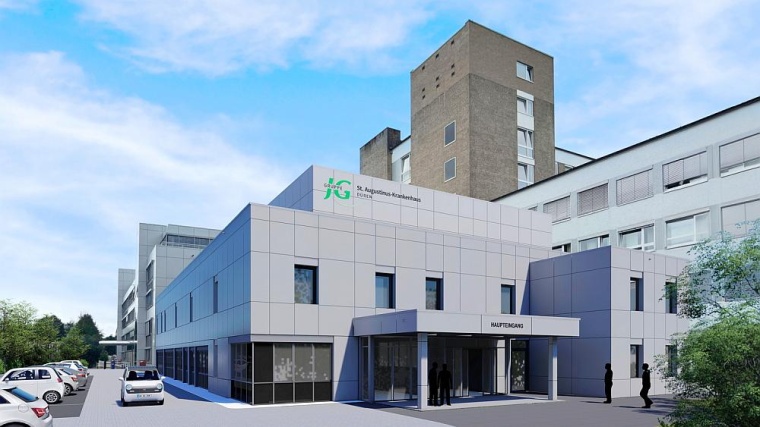 Virtuelle Ansicht der Baumaßnahme zur OP-Erweiterung, Foto: St....