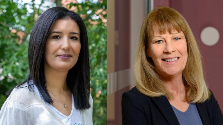 Dr. Meriem Ouni (l.) und Prof. Dr. Annette Schürmann, Foto: C. Schrandt / D....