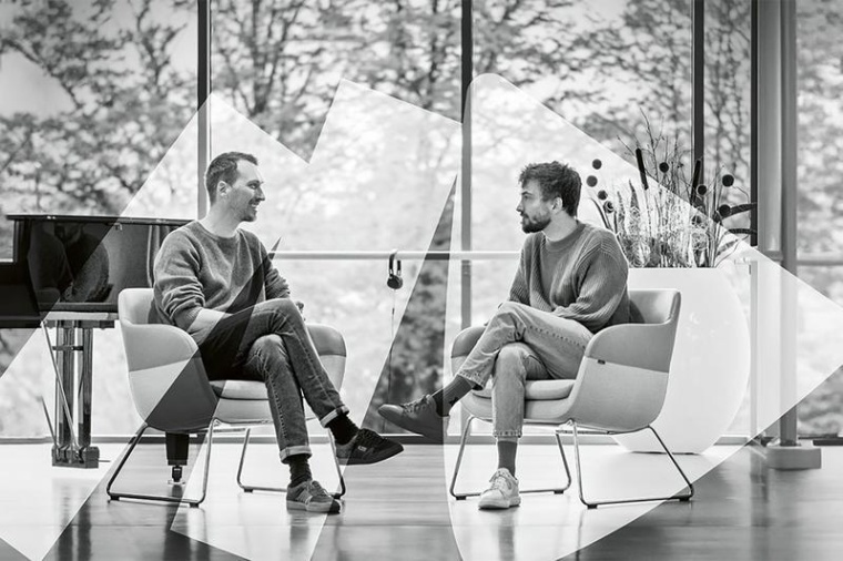 Alexander Lassner und Emanuel Wiese vom Lehrstuhl für Psychiatrie und...