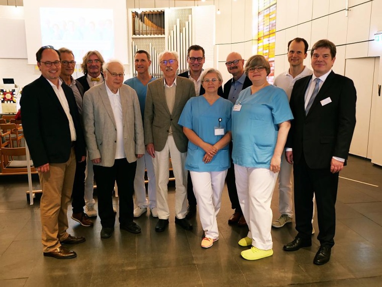 Feierten 30-jähriges Jubiläum der NIA im Albertinen Krankenhaus: Philippe...