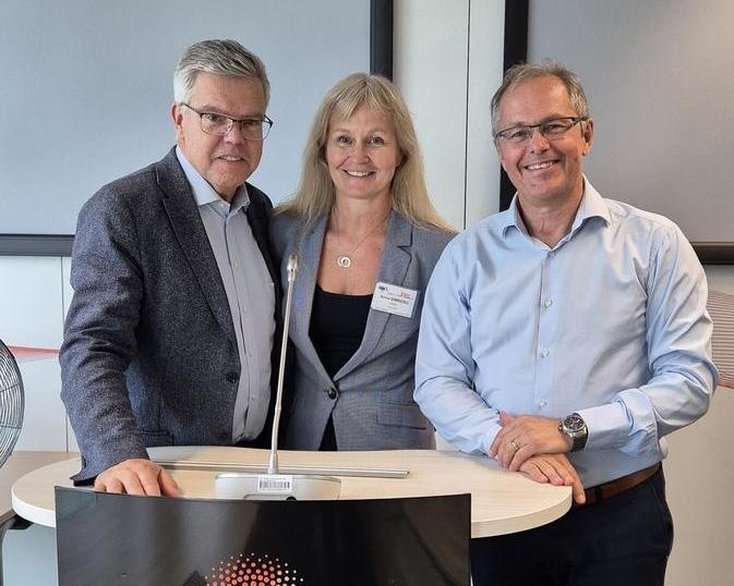 Das ERC Synergy Team v.l. Prof. Magnus Essand und Prof. Anna Dimberg...