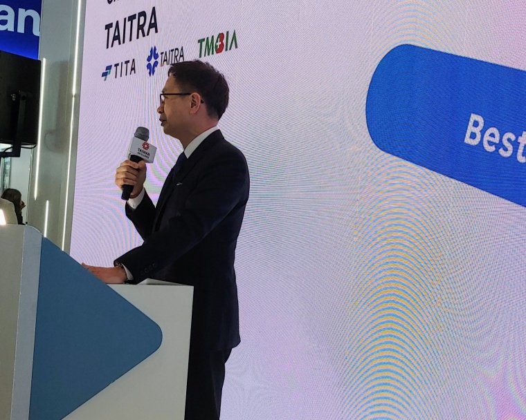 James C. F. Huang, Vorsitzender der Taiwan External Trade Development Council...