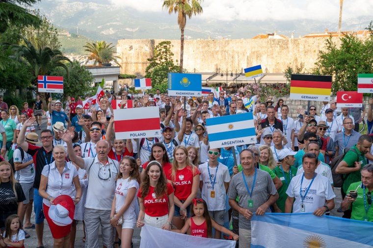 Sportler aus aller Welt im Jahr 2023 Foto: Sportweltspiele der Medizin und...