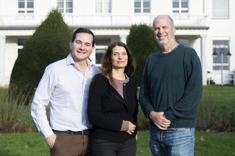 InteReg-Sprecherin Claire Jacob und die beiden Co-Sprecher Andreas Walther...