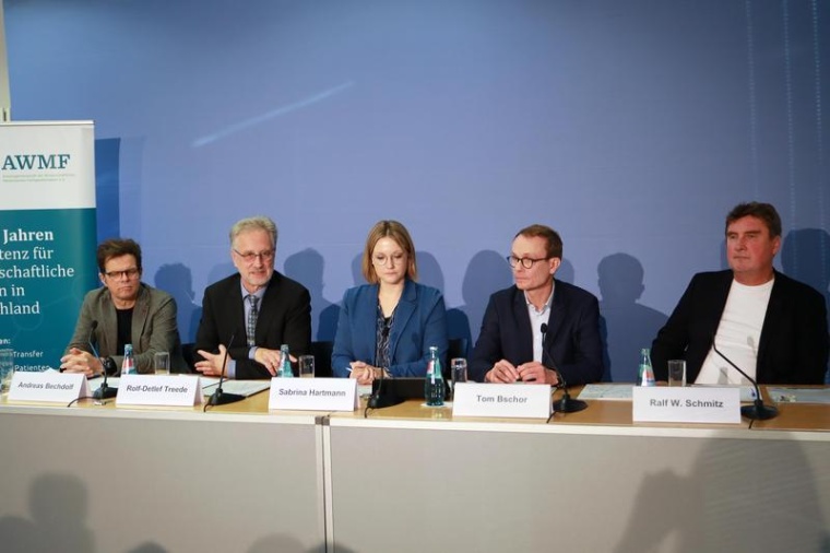 AWMF-Pressekonferenz zum Berliner Forum, Foto: AWMF/Katharina Lenz