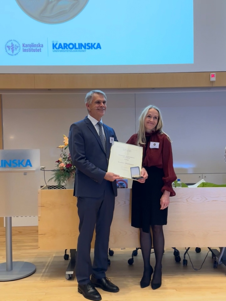 Prof. Walter Stummer, Direktor der UKM-Neurochirurgie, wurde in Stockholm von...