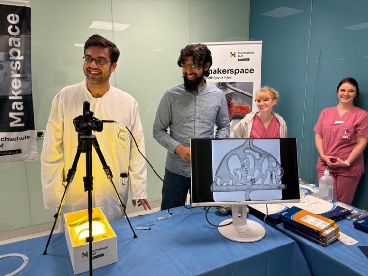 Vorstellung des neu entwickelten Übungsphantoms Foto: Sana Klinikum Hof,...