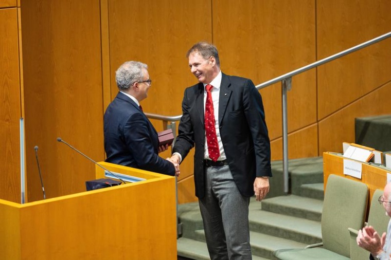 Prof. Dr. Markus Hohenfellner (r.) bei seinem Abschied-Symposium Connect the...