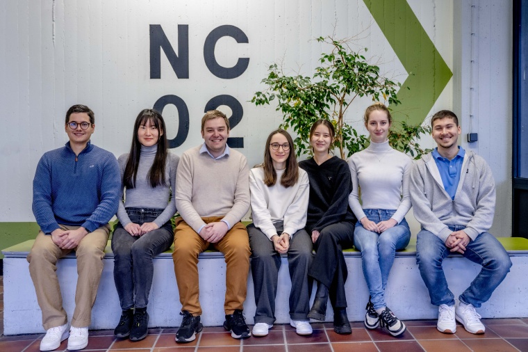 Johannes Karges (dritter von links) im Kreise seiner Mitarbeitenden. „Ohne...