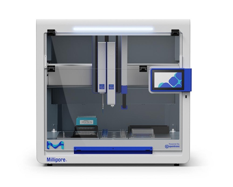 Maßgeschneiderte robotergestützte Arbeitsstation automatisiert breites...