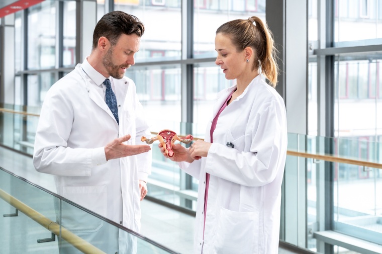 Prof. Stephanie Wallwiener und Prof. Markus Wallwiener von der...