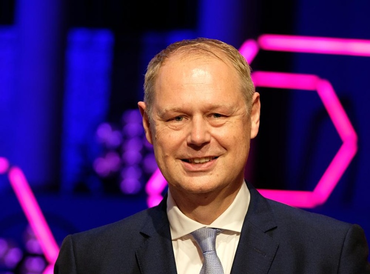 Der zukünftige DGK-Präsident Prof. Dr. Norbert Frey während der...