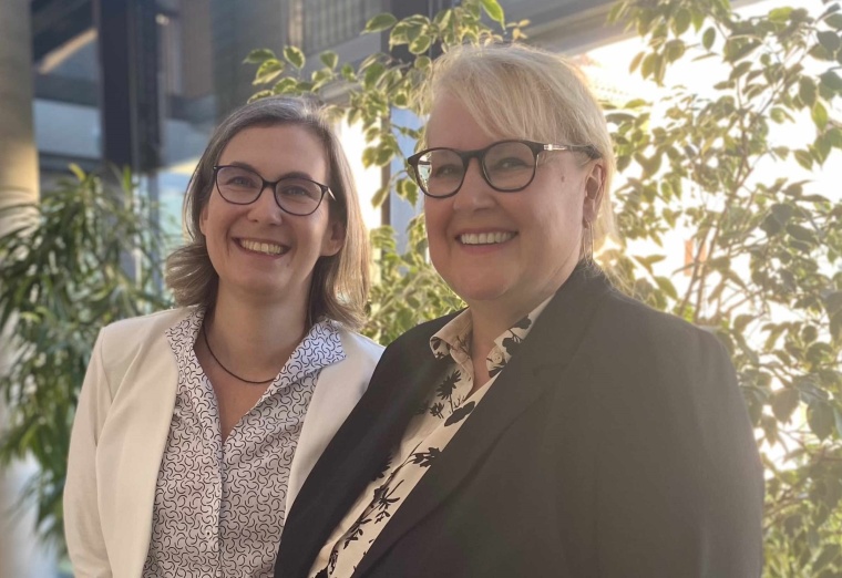 Dr. Dorit Hanoldt und Elisabeth Kuptel-Krutz bilden Führungsduo Foto: Vivantes