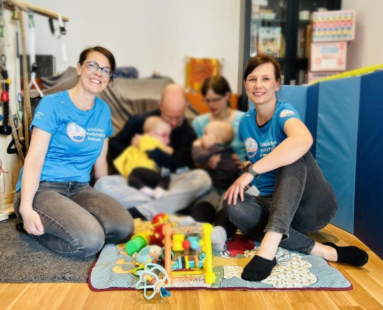 Das Team aus dem Sächsischen Kinderpalliativzentrum kümmert sich auch im...