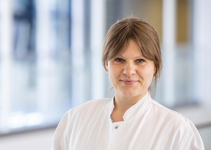 Jana Fintzel leitet das Zentrallabor des Klinikums Lüneburg, Foto: Klinikum...