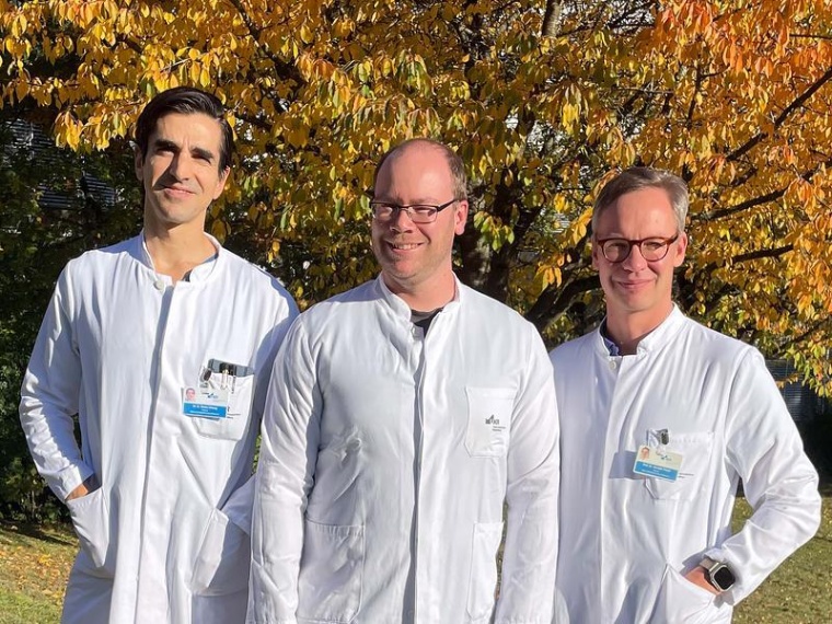 Von links nach rechts: Dr. Erik Thiele Orberg, Sascha Göttert und Prof....