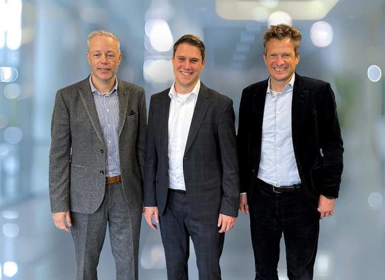 (v.l.): Prof. Dr. Christian Storm (Geschäftsführer TCC GmbH), Thomas Clausing...