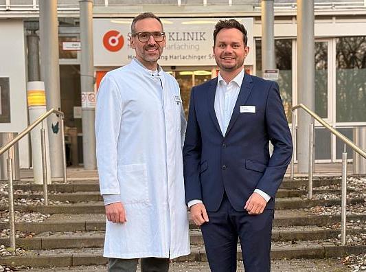 Dr. Uwe Platz (li.) übernimmt als Chefarzt die Leitung des...