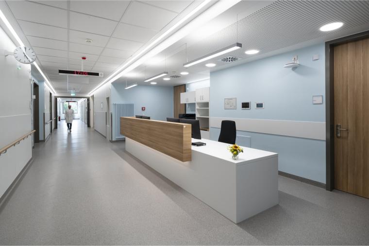 Flurbereich mit Empfangssituation im Neubau Haus Kußmaul am...