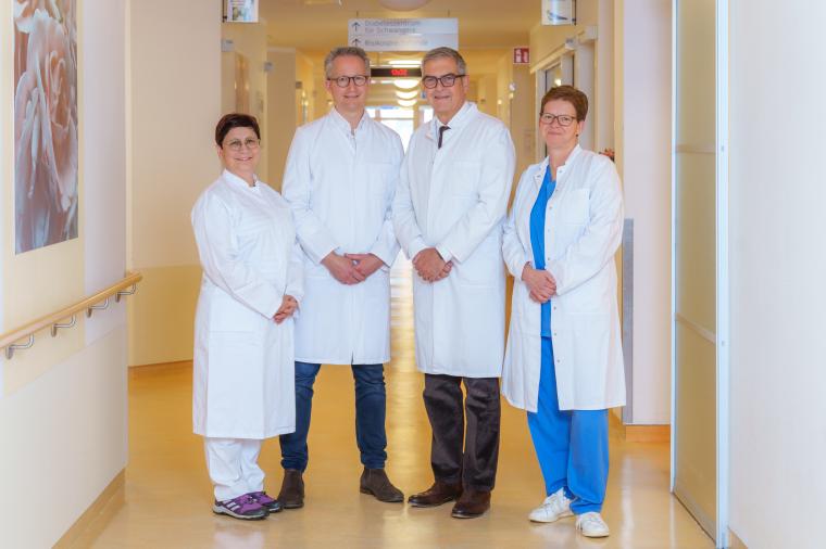 Das Kernteam von GYNCare (v.l.n.r.): Leitende Oberärztin Aysen Wunschel,...